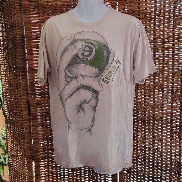 Sector 9 Skateboard Pool Ball T-shirt L - Picture 1 of 7
